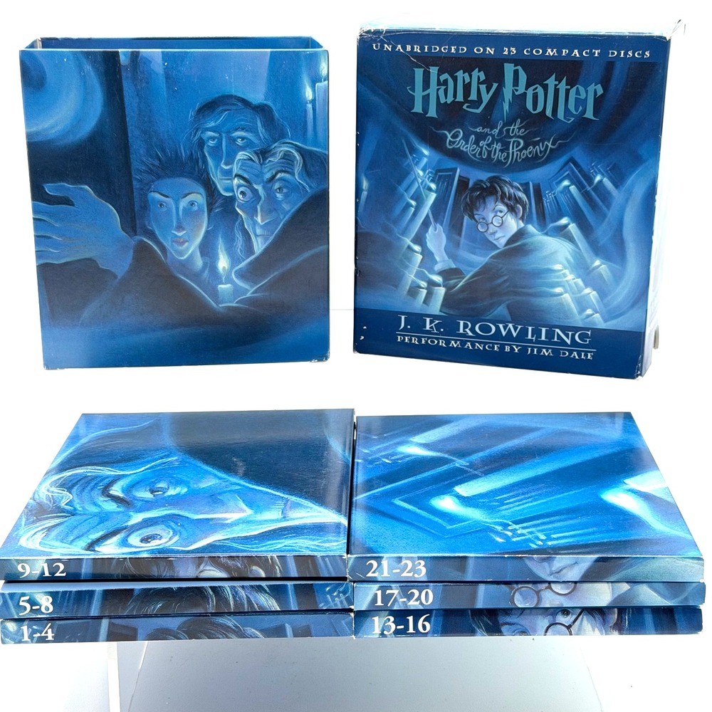 Harry Potter Order of the Phoenix‎ Audiobook 23 CDs Jim Dale Unabridged 2003